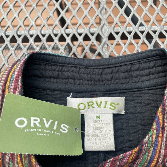 Brand New Orvis Multicolor Earth Tone Striped Jacket - Picture 10 of 10